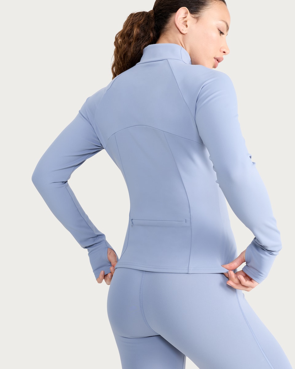 image 1 of F&F Active EVERYHOUR Zip Up Jacket in Blue