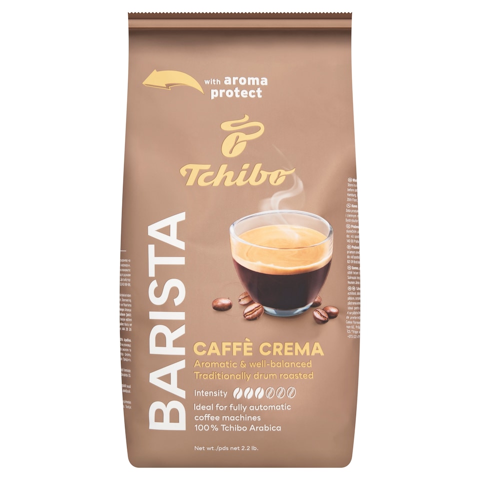 image 1 of Tchibo Barista Caffè Crema Roasted Coffee Beans 1000 g