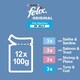 image 4 of Felix Cat Food Fish Selection In Jelly 12 X 100G