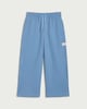 image 4 of F&F Boys Cotton Rich Striped Wide Leg Joggers in Blue