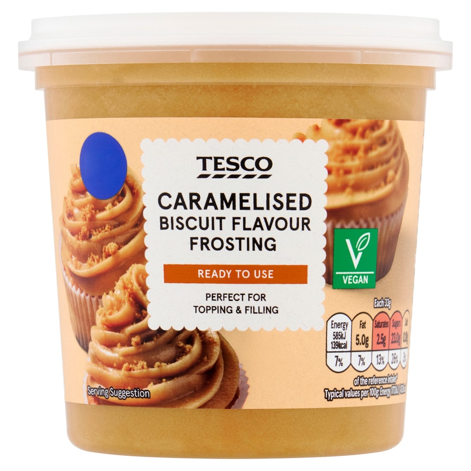 Tesco Caramelised Biscuit Flavour Frosting 400g