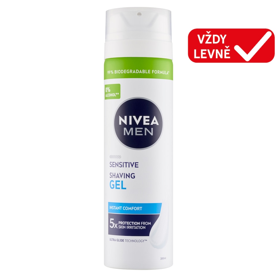 Obrázek 1 pro produkt Nivea Men Sensitive Gel na holení 200ml