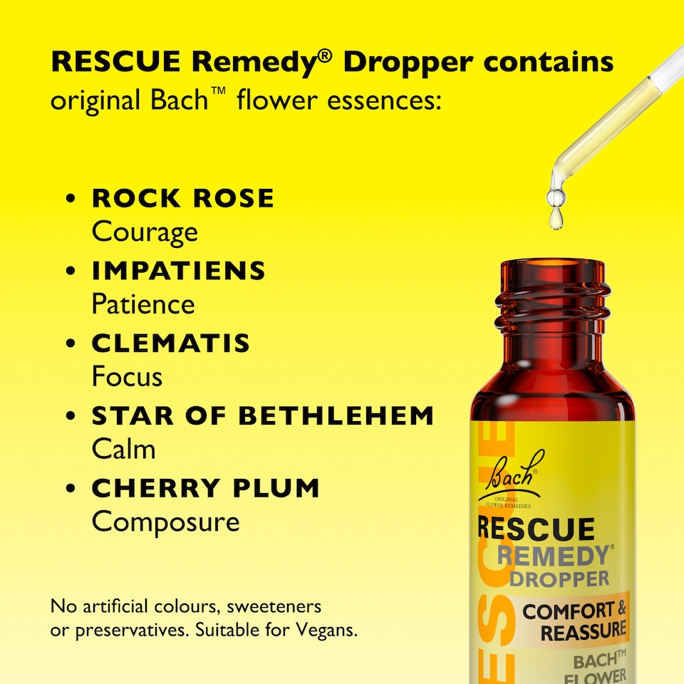 image 1 of Bach Rescue Remedy Flower Drops 10ml