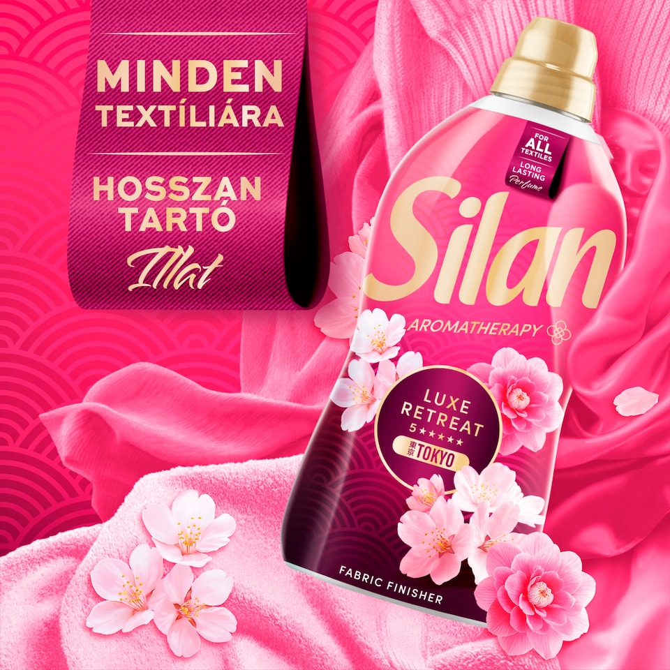 Silan Aromatherapy Luxe Retreat Tokyo textilöblítő koncentrátum 126 mosás 2772 ml  1. kép