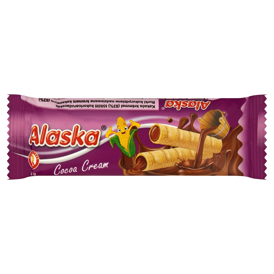 image 1 of Alaska Cocoa Cream Filled Corn Sticks 18 g