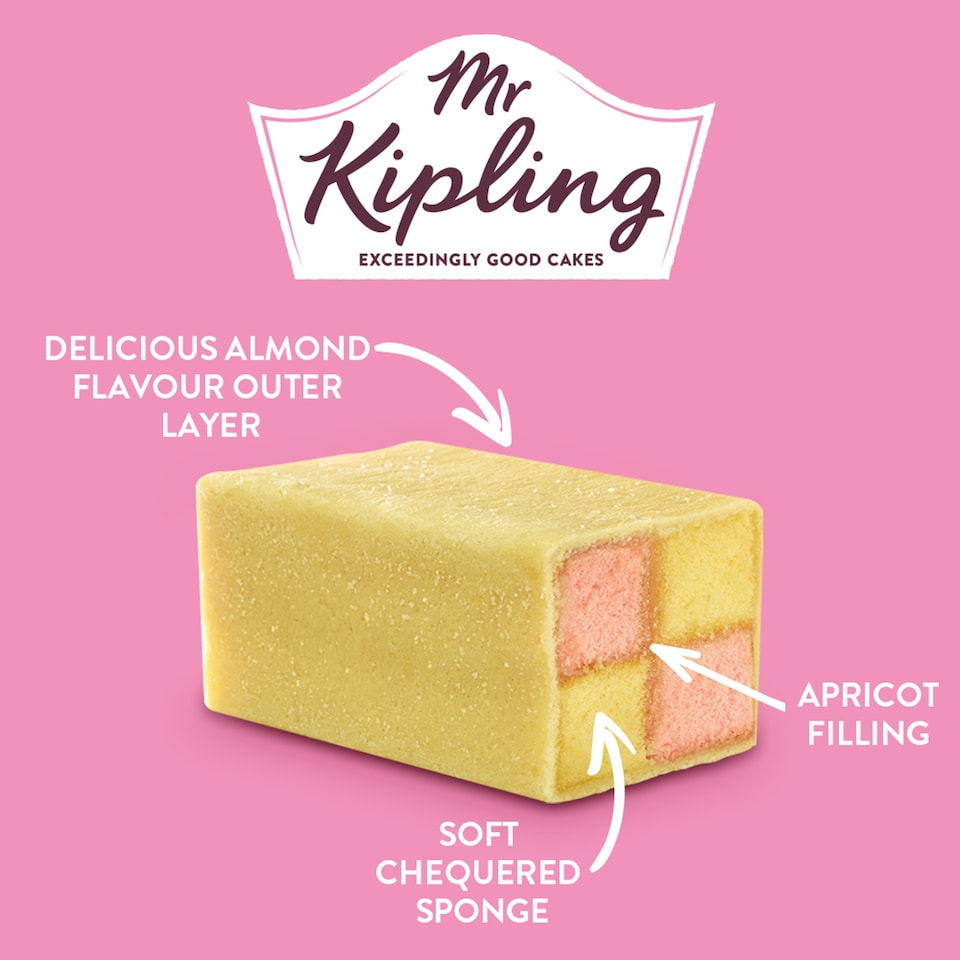 image 1 of Mr Kipling Exceedingly Good Battenberg Cake