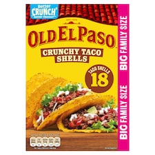 Old El Paso Crunchy 18 Taco Shells 203g