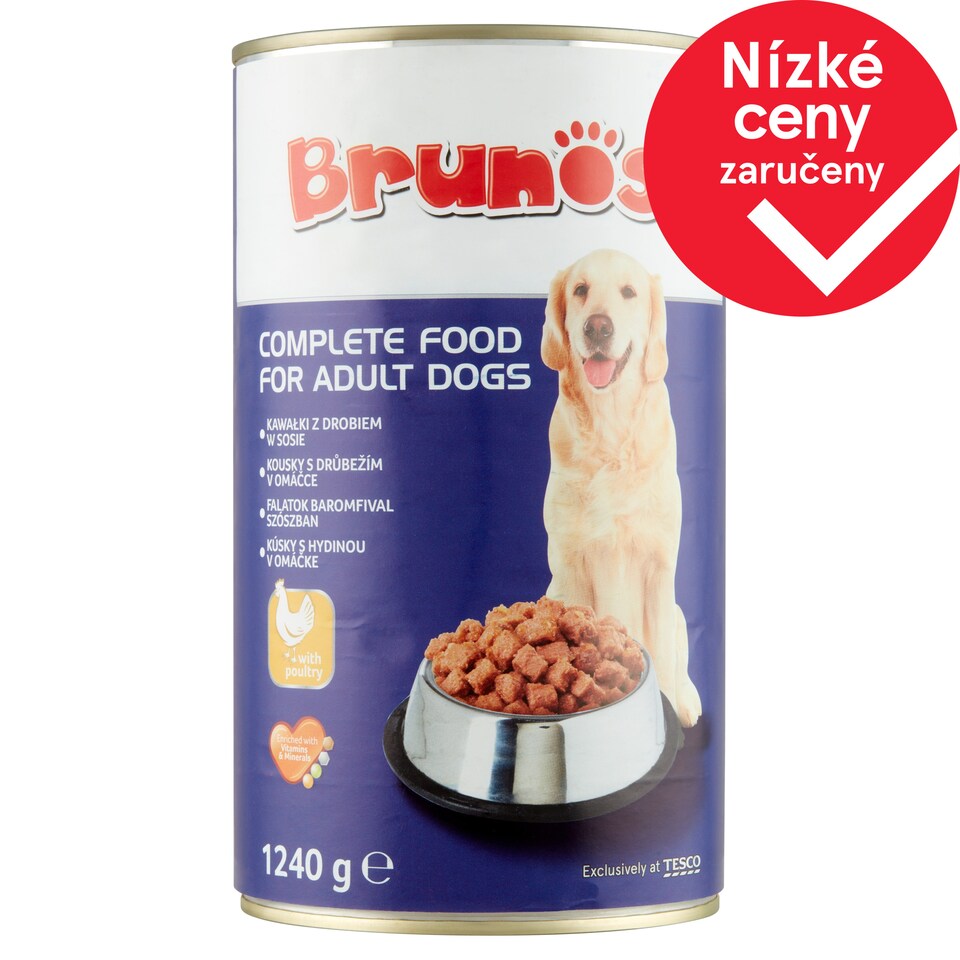 Brunos Kousky s drůbežím v omáčce 1240g