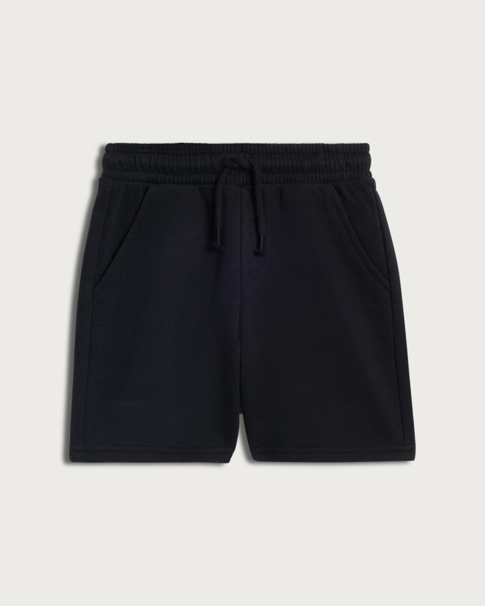 F&F Boys Cotton Rich Drawstring Shorts in Black