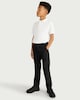 image 1 of F&F School Boys 2-Pack Slim Fit Trousers in Black