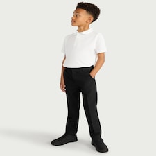 F&F School Boys 2-Pack Slim Fit Trousers in Black