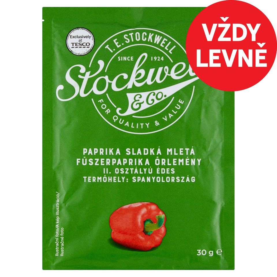 Stockwell & Co. Paprika sladká mletá 30g