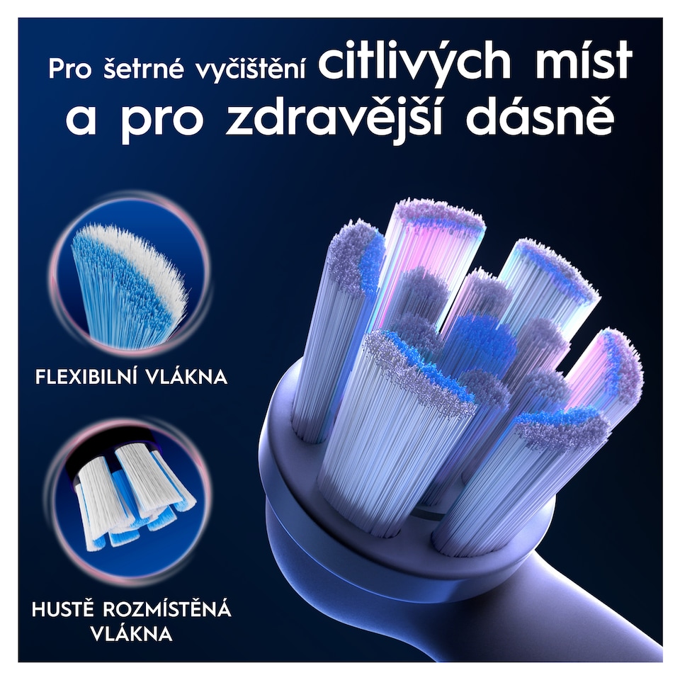 Obrázek 1 pro produkt Oral-B iO Series Gentle Care, Originální Kartáčkové Hlavy, Pro Citlivé Dásně, 4