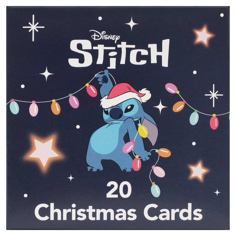 image 1 of Stitch Christmas Cards 20 Pack
