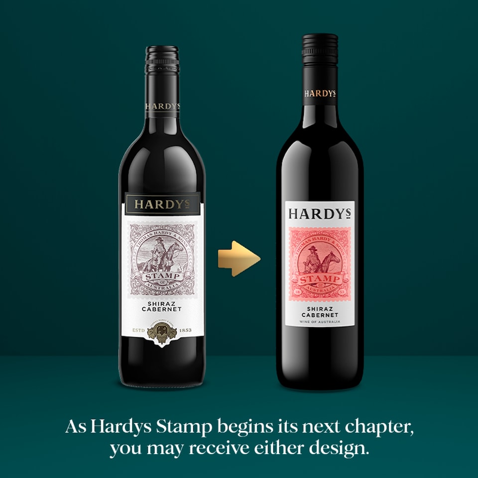 image 1 of Hardys Stamp Shiraz Cabernet Red Wine 75cl