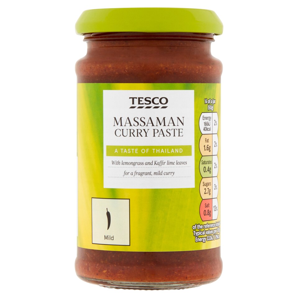 Tesco Massaman Curry Paste 200G
