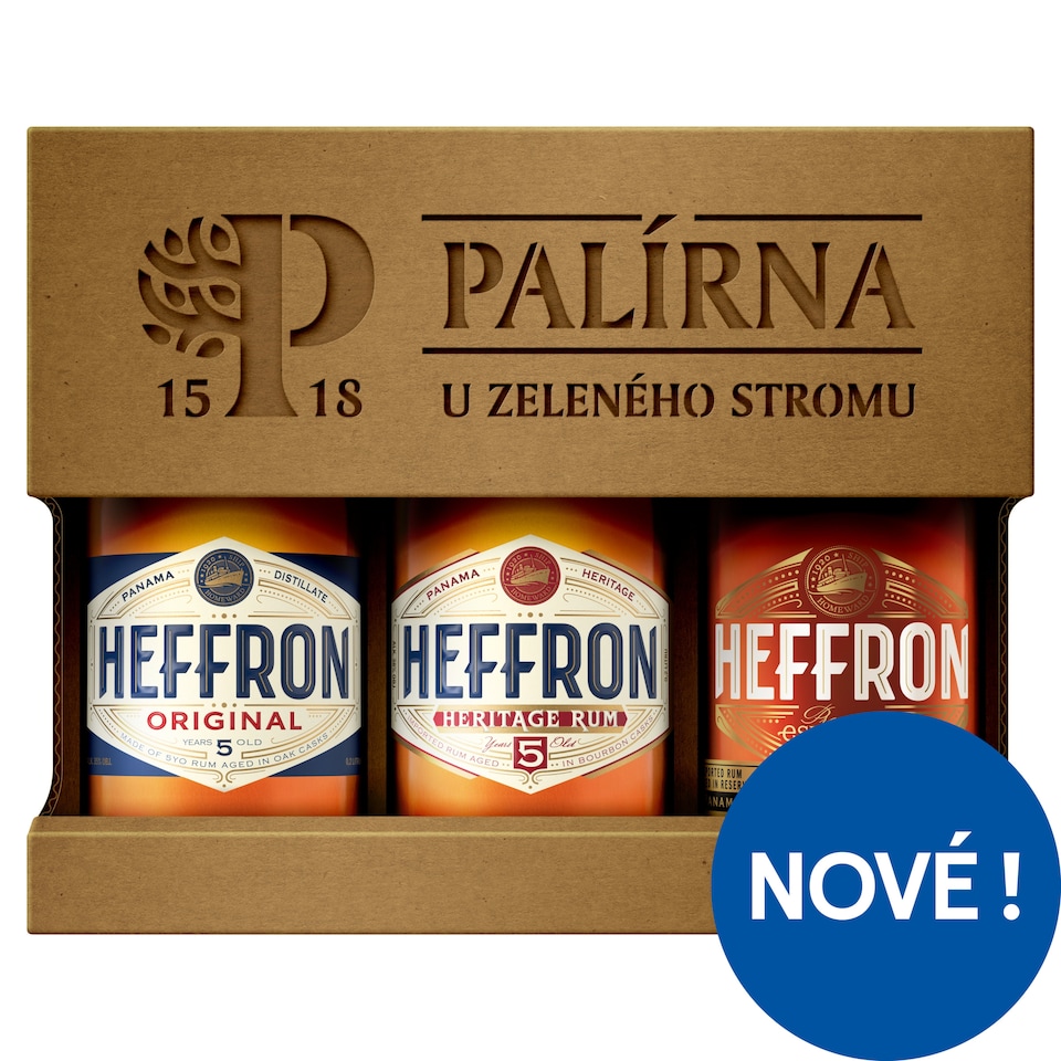 Heffron Degustační sada 3 x 0,2l