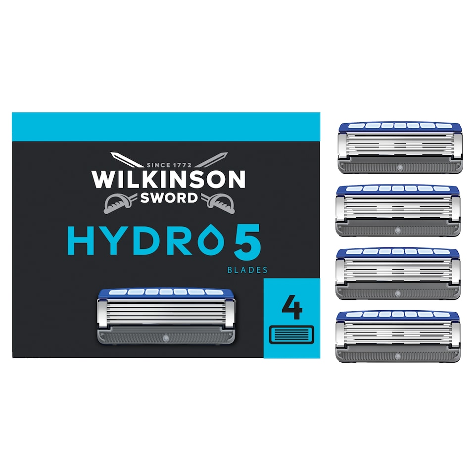 Wilkinson Sword Hydro 5 Men’s Razor Blade Refills 4 pack