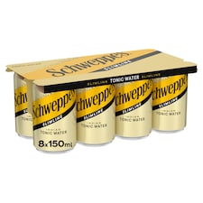 Schweppes Slimline Tonic Water 8 x 150ml