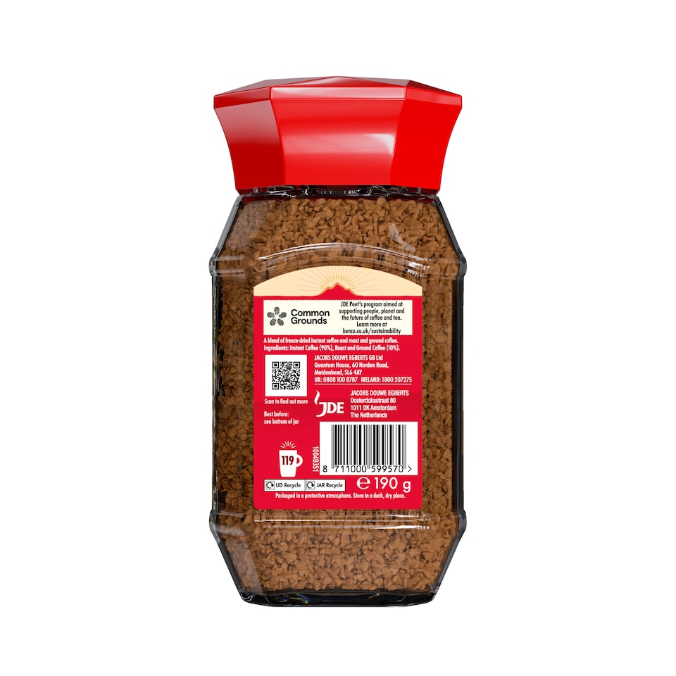 image 1 of Kenco Rich Instant Coffee 190g