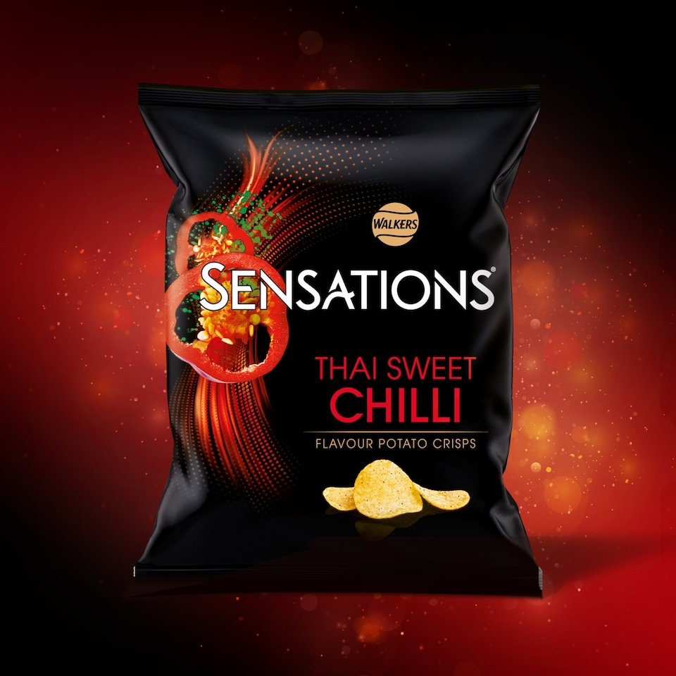 image 1 of Walkers Sensations Thai Sweet Chilli Grab Bag Crisps 40g