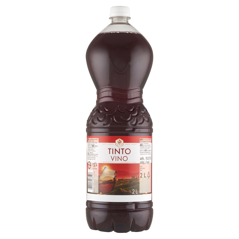 Tinto Vino Duna-Tisza Közi Cuvée Semi-Sweet Red Wine 2 L