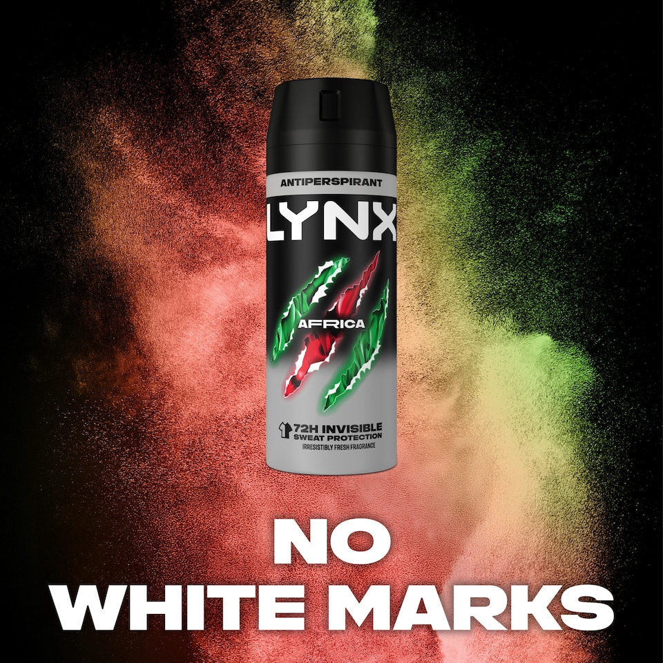image 1 of Lynx Africa 72h Antiperspirant Deodorant for Men 150ml