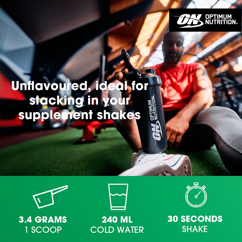 image 1 of Optimum Nutrition Micronised Creatine Unflavoured Powder 634g