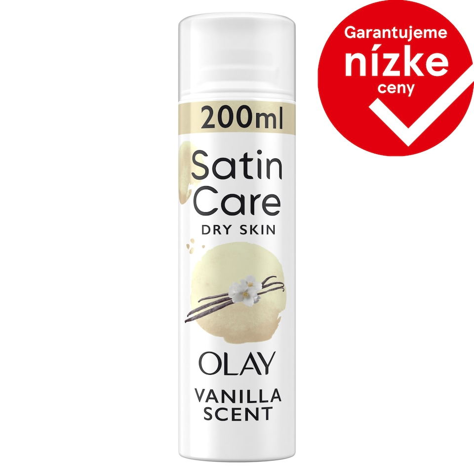 image 1 of Dámsky gél na holenie Gillette Satin Care, Vanilla Scent with Olay, 200 ml