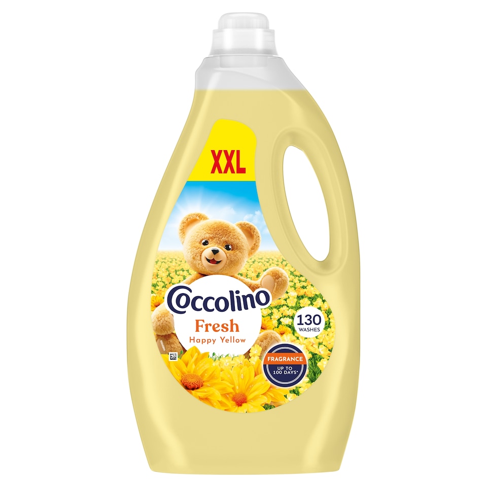 Coccolino Fresh Happy Yellow öblítőkoncentrátum 130 mosás 2990 ml