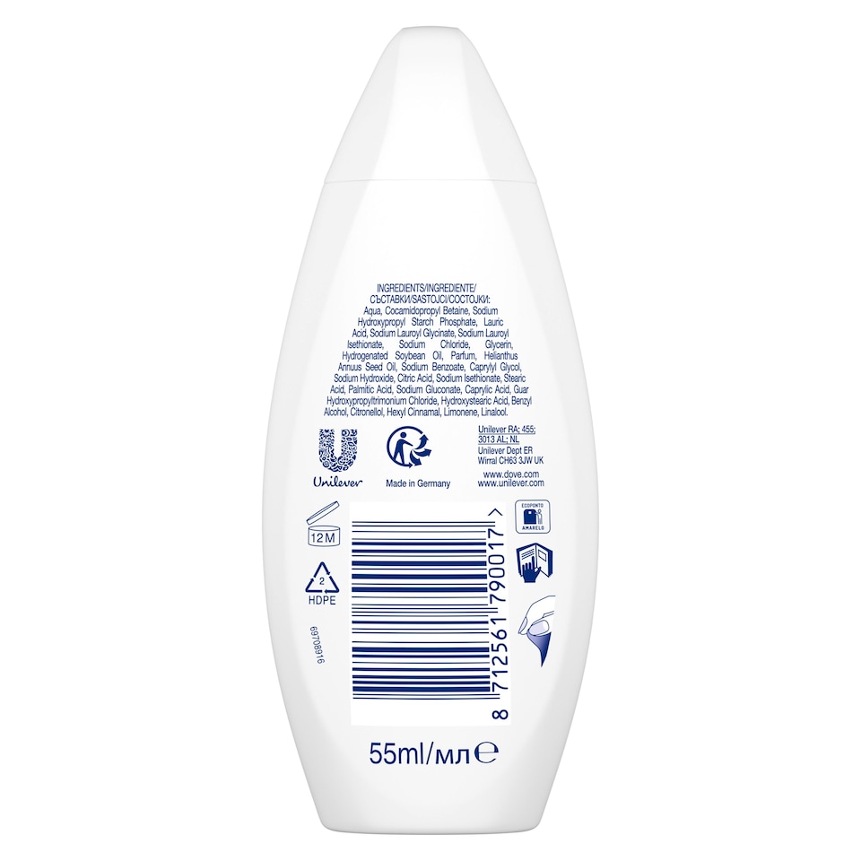 image 1 of Dove Deeply Nourishing Body Wash 55Ml