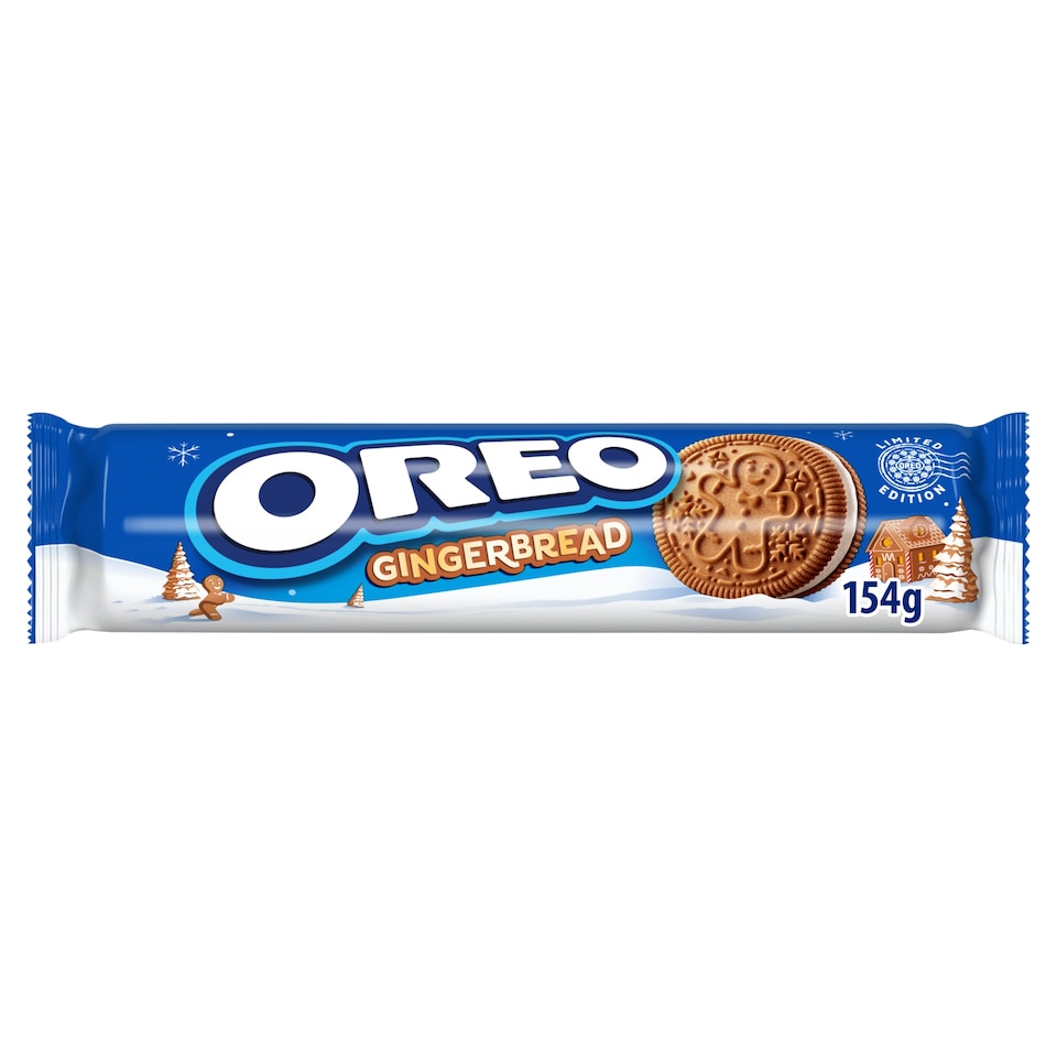 Oreo Gingerbread Flavour Cookie & Vanilla Flavour Creme 154 g