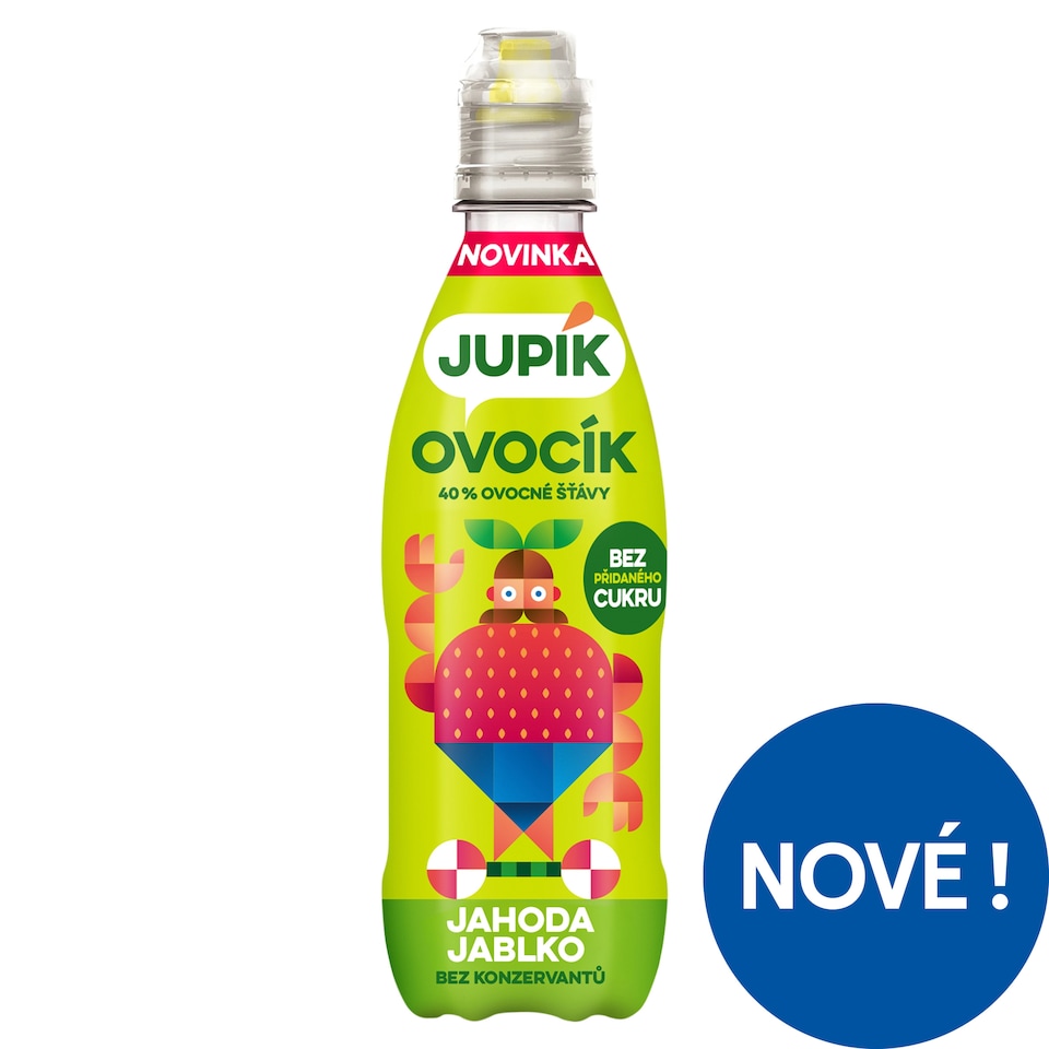 Jupík Ovocík Strawberry Apple 330ml