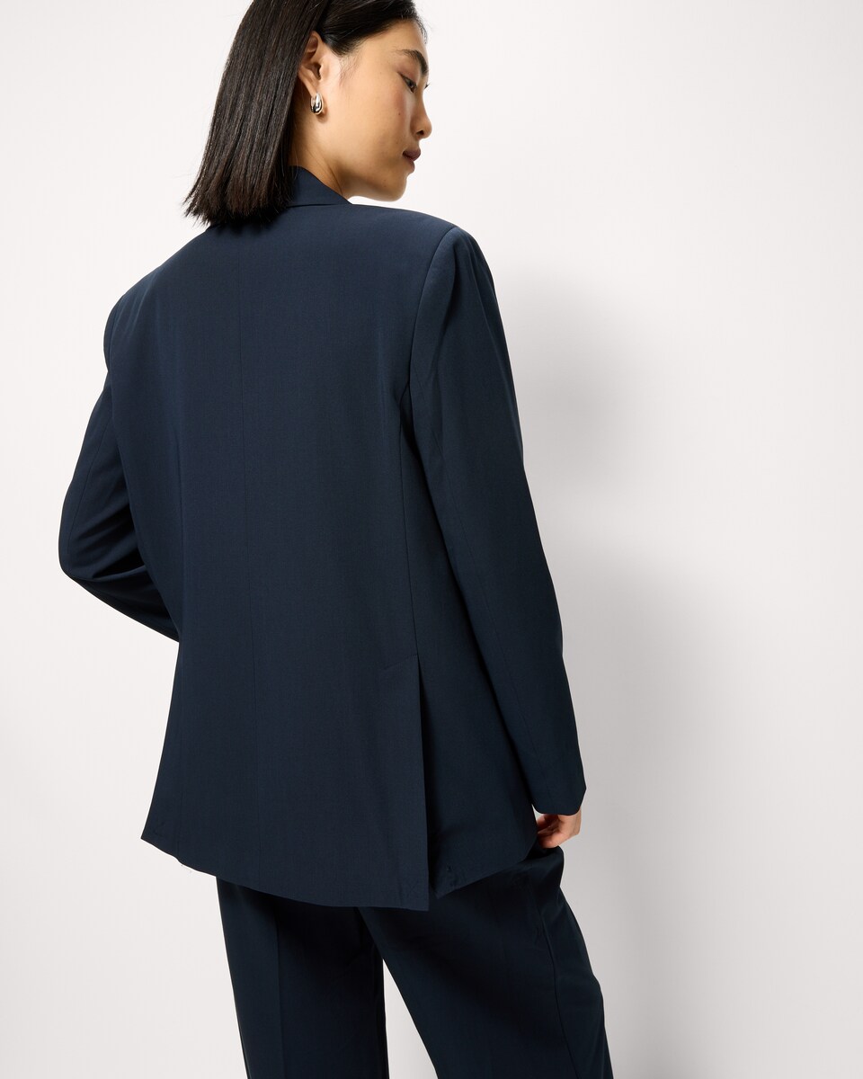 image 1 of F&F Tailored Double Breasted Blazer in Navy