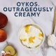 image 4 of Oykos Peach Luxury Greek Style Yoghurt Dessert 4x110g