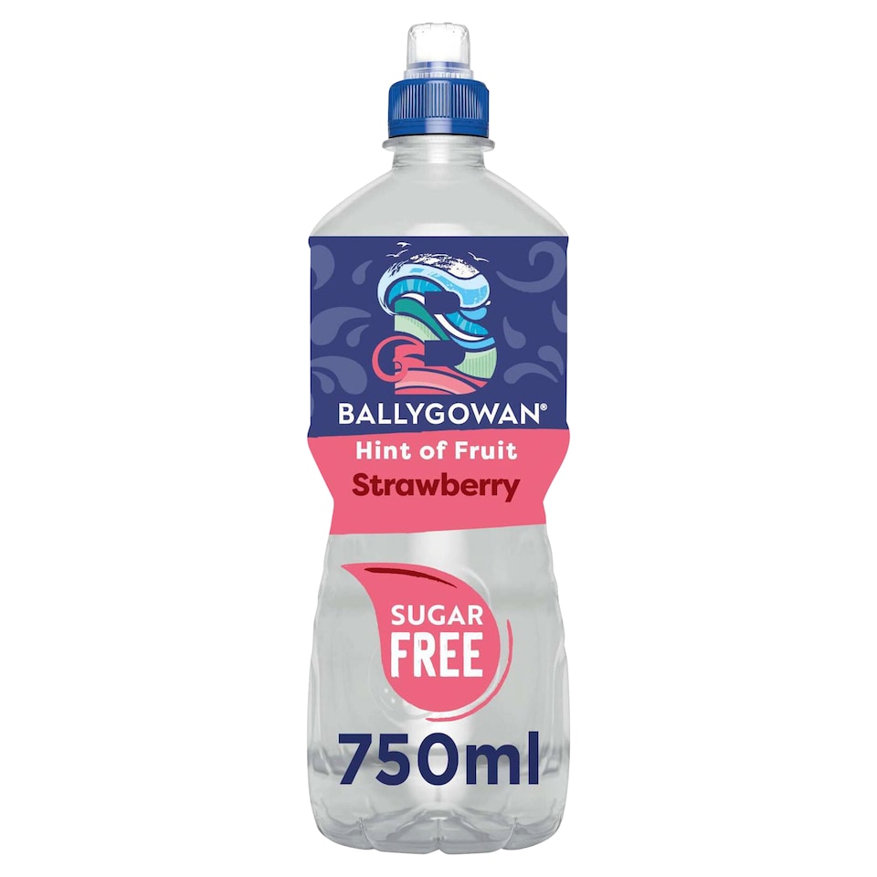 Ballygowan Hint of Fruit Strawberry Sugar Free Flavoured Still Water 750ml 