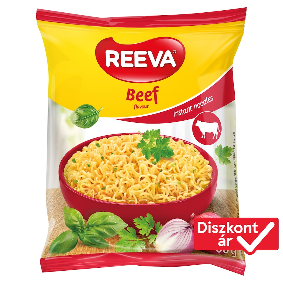 Reeva instant tésztaleves marhahús ízzel 60 g