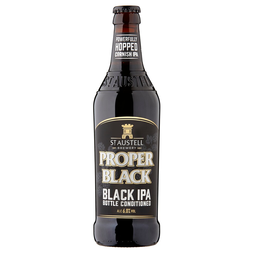 St Austell Proper Black Pale Ale 500Ml Tesco Groceries