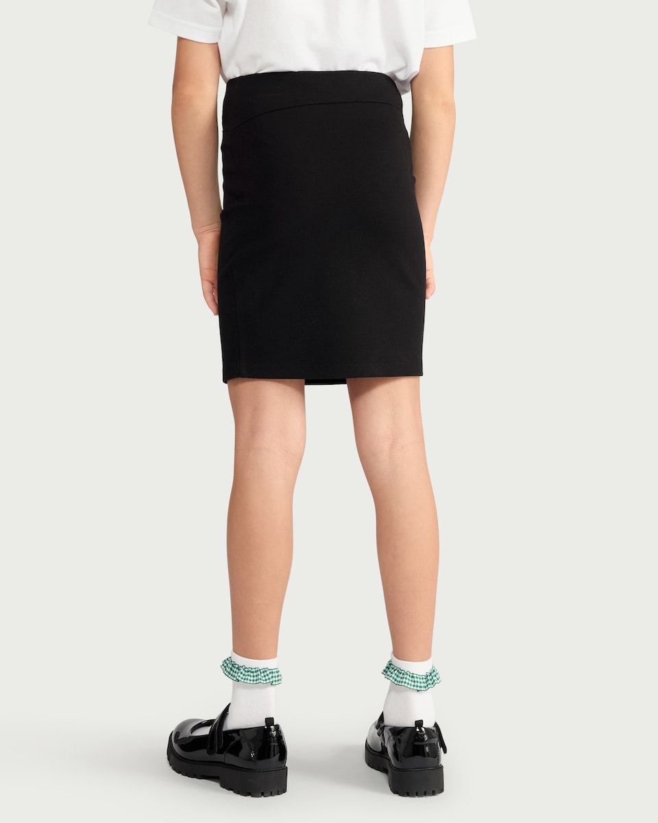 image 1 of F&F School Girls Pencil Skirt in Black