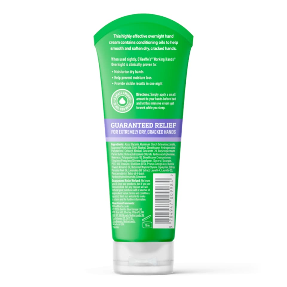 image 1 of O'keeffe's Working Hands Overnight Hand Cream 80Ml