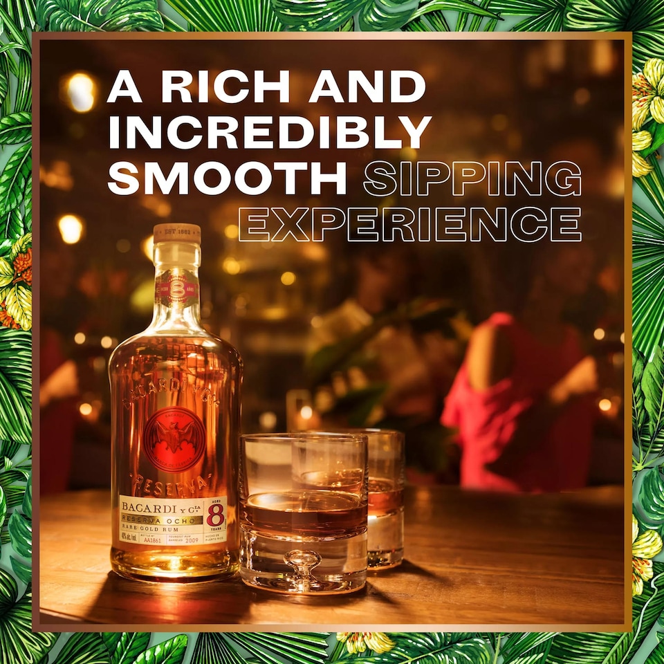 image 1 of Bacardi Reserva Ocho Rum 70Cl