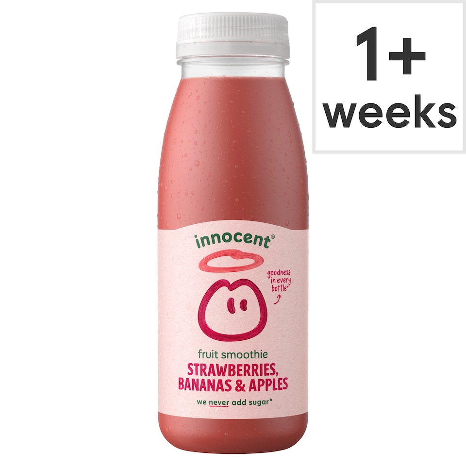 image 1 of Innocent Smoothie - Strawberries & Bananas 250ml