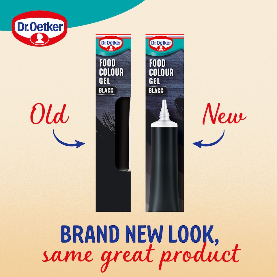image 1 of Dr. Oetker Black Extra Strong Food Colour Gel 15g