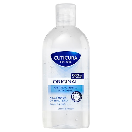 Cuticura Original Anti Bacterial Hand Gel 200Ml Tesco Groceries