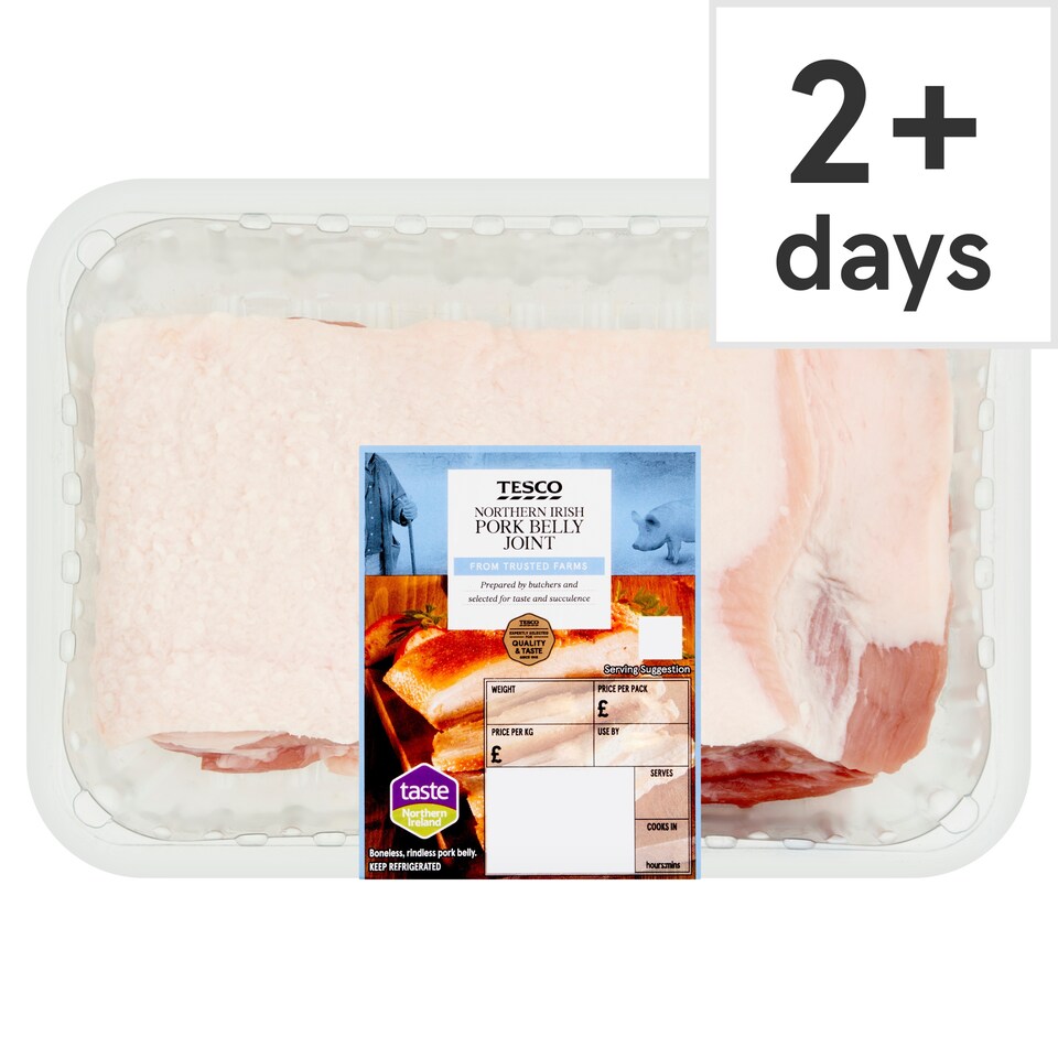 Tesco Northern Irish Pork Belly Joint