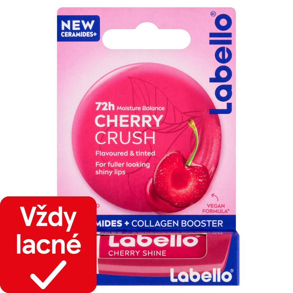 obrázok 1 z Labello Cherry Crush Tónovací balzam na pery 4,8 g