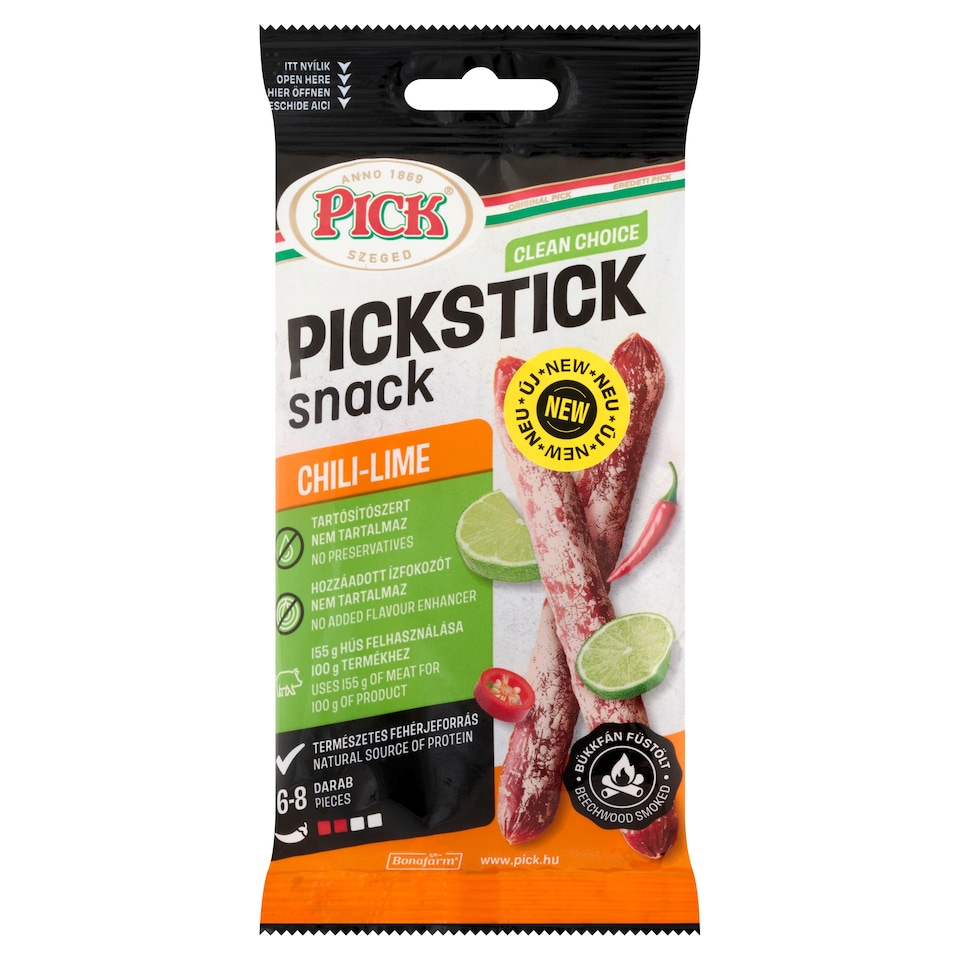 PICK Pickstick Snack chili-lime 60 g  1. kép