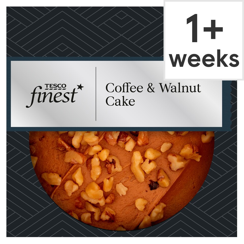 Tesco Finest Coffee & Walnut Cake Tesco Groceries