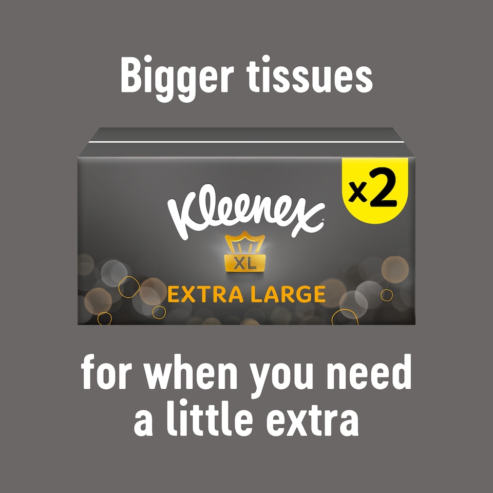 image 1 of Kleenex XL Tissues Twin Box 90 Sheets