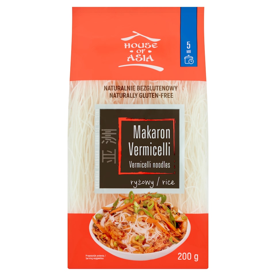 House of Asia Vermicelli rizstészta 200 g 